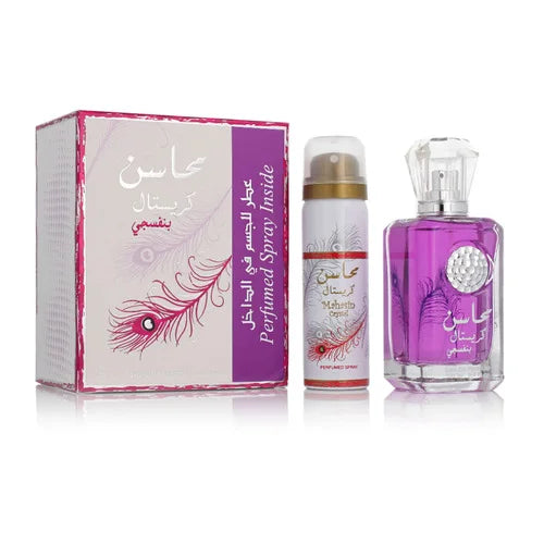 MAHASIN CRYSTAL VIOLET + DEODRANT